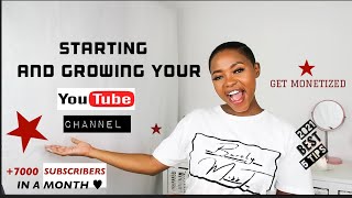 TIPS ON STARTING A YOUTUBE CHANNEL IN 2021. || BARELYMISST || SOUTH AFRICAN YOUTUBER