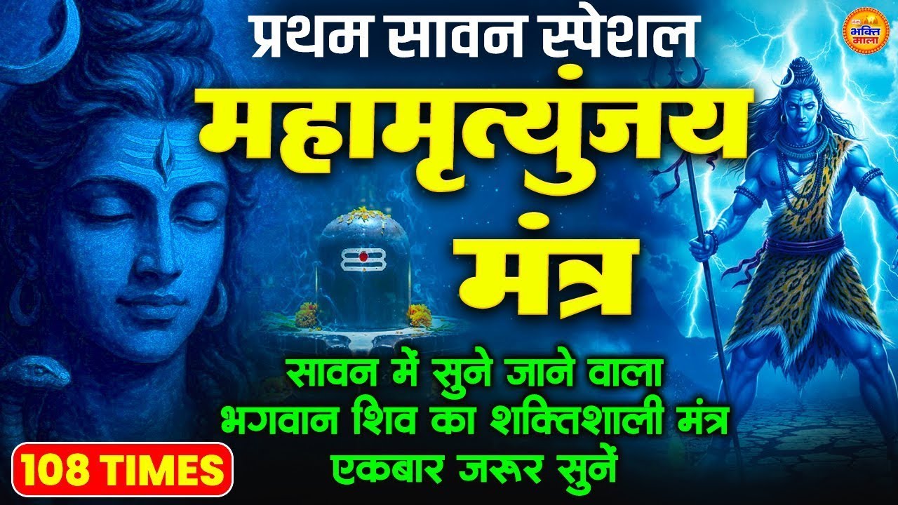 आज सावन सोमवार के दिन  महामृत्युंजय मंत्र सुनने से ही मृत्यु और यमराज आपके करीब नहीं आ सकते #sawan