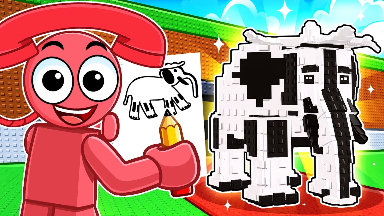 Whatever I Draw Comes To LIFE In Steal A Brainrot!