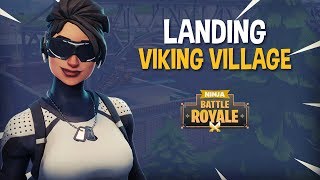 Landing Viking Village!! - Fortnite Battle Royale Gameplay - Ninja screenshot 4
