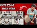 Guys Daily Tails Work || Guyss watch for end || 😨