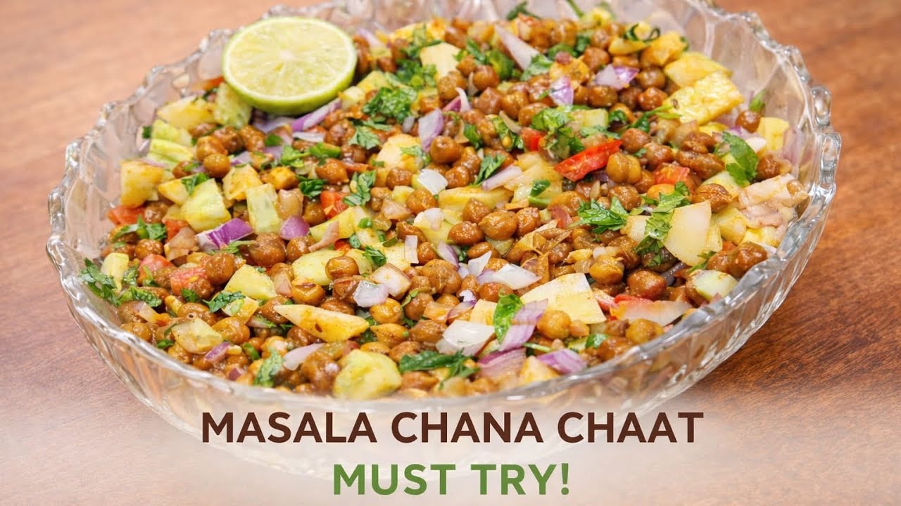 Masala Chana Chaat Recipe | Easy & Healthy Street Style Chana Chaat | Must Try!