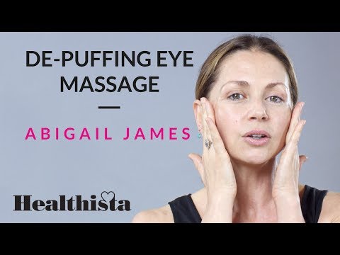 Face Massage to Reduce Puffy Eyes with Top Facialist Abigail James