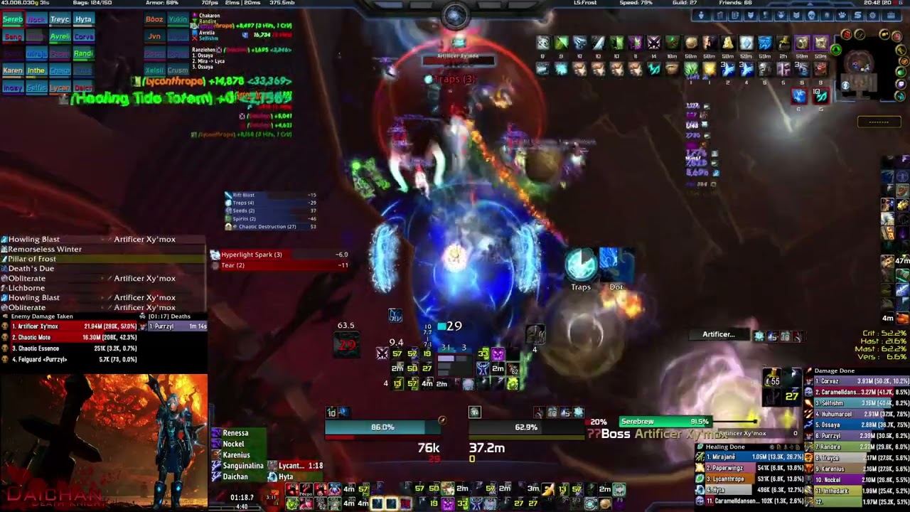 Fated Mythic Artificer Xy'mox (Castle Nathria) - Frost DK PoV
