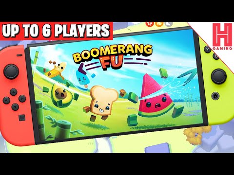 Boomerang Fu Switch Gameplay - Crazy Party Game For Up To 6 Players