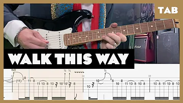 Aerosmith - Walk This Way - Guitar Tab | Lesson | Cover | Tutorial