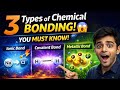 Same Hydrogen, Different Bonds! | Covalent vs Ionic vs Coordinate#class11 #chemistryconcepts #neet