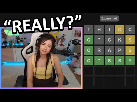 Pokimane is Disappointed in Chat After Solving the Lewdle (Adult Wordle)