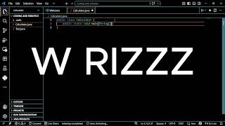 Famous Calculator in Java (part 1) featuring my wifeee Wealth