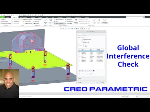 Creo Parametric - Global Interference Check | Analysis Tools