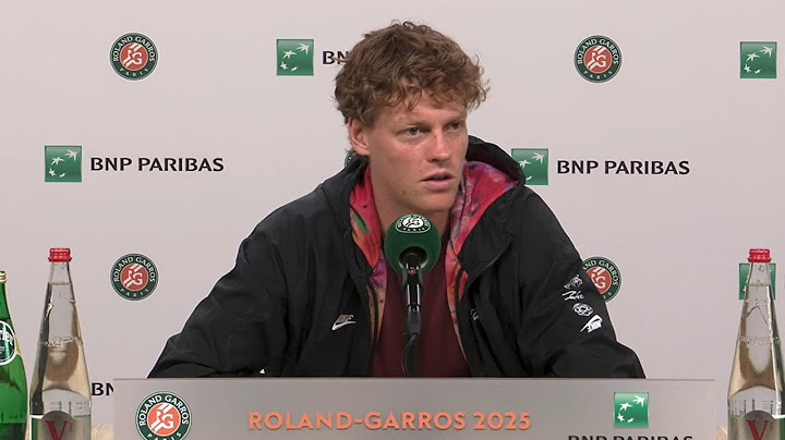 Roland-Garros 2025 - Jannik Sinner: "Non credo che il pubblico francese abbia qualcosa contro di me"