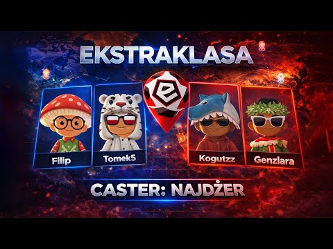 DHL (Filipp, Tomek5) vs. GENZIE (Kogutzz, Dadzio) - Ekstraklasa GeoGuessr - Caster: Najdżer