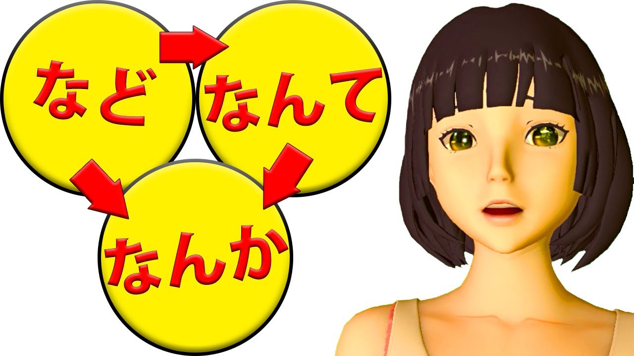 なんて Nante なんか Nanka など Nado: 3 Common words clarified. Lesson 82