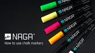 How use a NAGA chalk marker YouTube