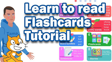 Learn to read Flashcards, How to make a Tutorial in Scratch, Turbowarp