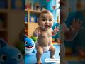 Cutest Baby Dances with Shark & Puppy! 🦈🐶 #Shorts | @TheLaughingBabies #baby #babyshark #dancingbaby