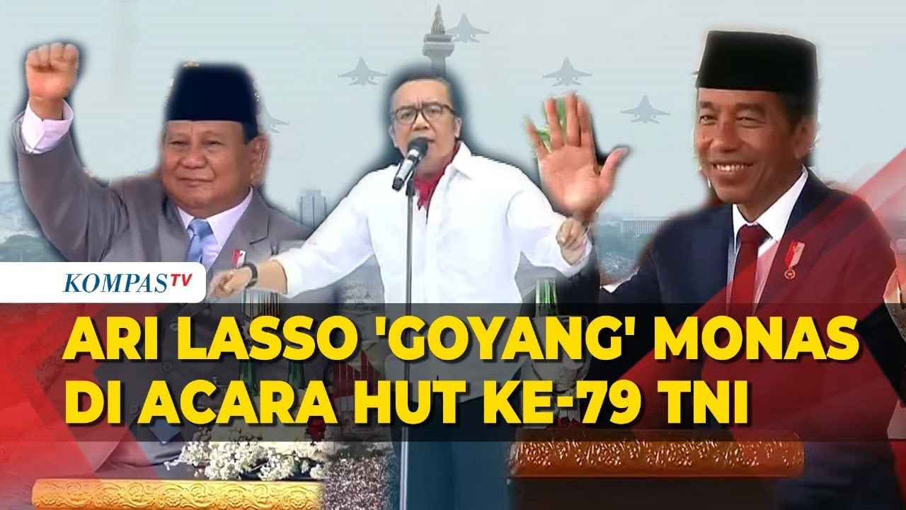 [FULL] Meriah! Ari Lasso Sukses 'Goyang' Monas di HUT ke-79 TNI, Jokowi hingga Warga Turut Bernyanyi