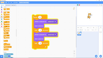 Scratch 3.3. Looks, Changing costume