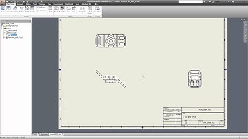Module 6: Exercise 1: Create Multiview Orthographic Drawings