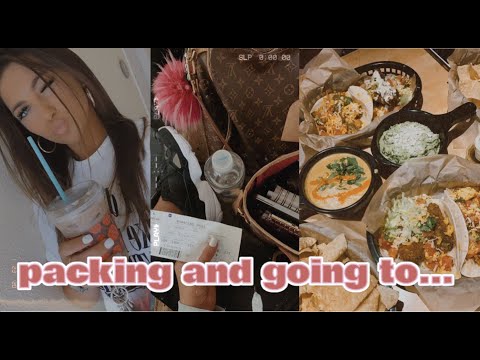 VLOG: what's in my bag & where am I going?!