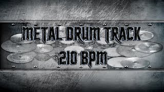 Metal Drum Track 210 Bpm Remix Hq,Hd