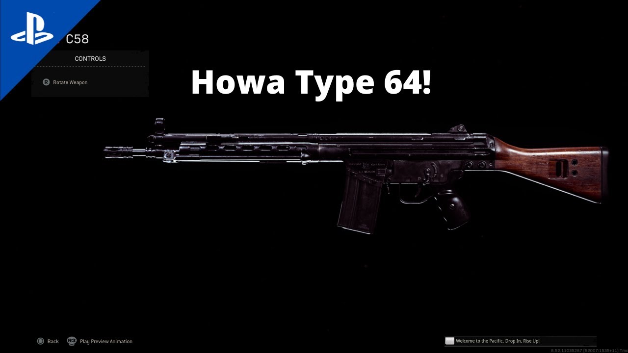 Call of Duty Black Ops Cold War Howa Type 64 Gun Build and Gameplay