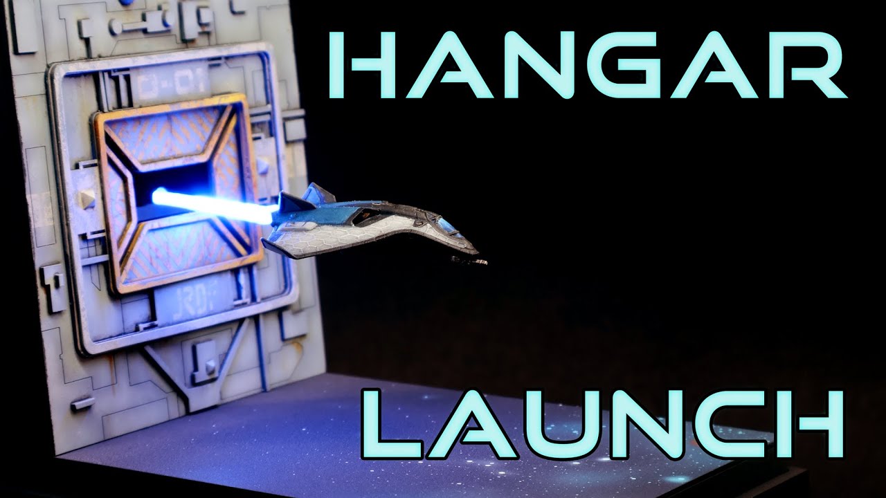 Avenger Hangar Launch | Star Citizen Scale Model | JRDF - YouTube