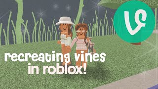 Recreating Vines In Roblox! | Roblox