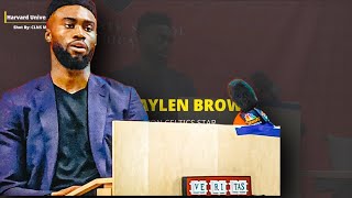 Jaylen Brown Civil Rights Speech - Harvard University.