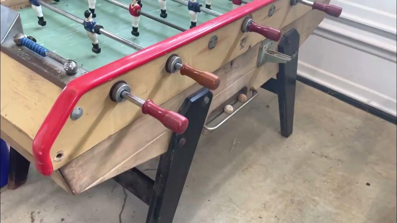 Vintage Rene Pierre foosball table YouTube