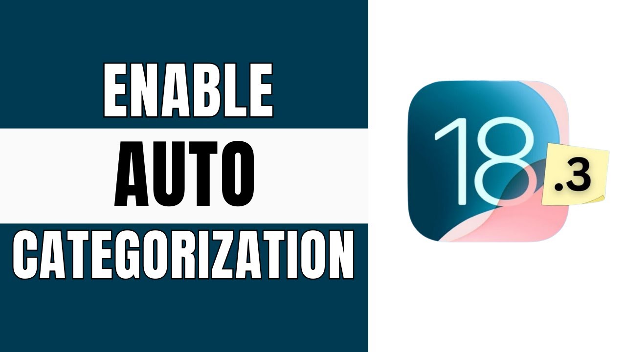 How to Enable Auto Categorization in Photos App in ios 18. 3 - YouTube