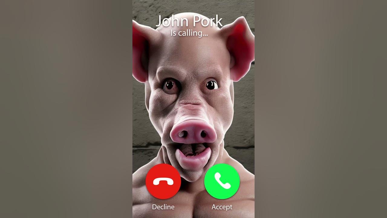 John Pork is Calling and he’s CURSED! 🐽 shorts johnpork cursed 
