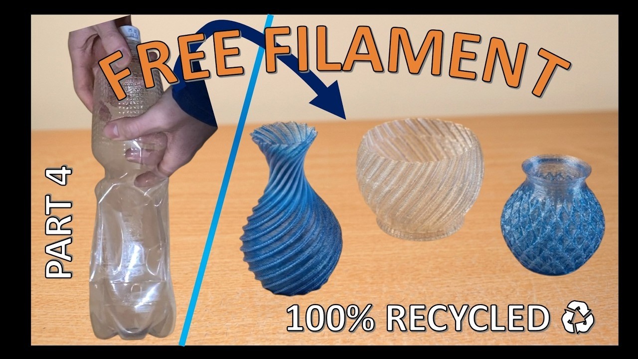 100% Recycled PET Filament: The Ultimate Printing Test - YouTube