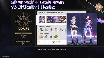 Honkai Star Rail Simulated Universe World 5 Difficulty 3 (Kafka Boss)