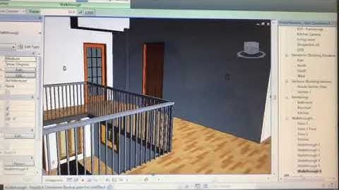Revit Walkthrough - N. C. SECOND FLOOR