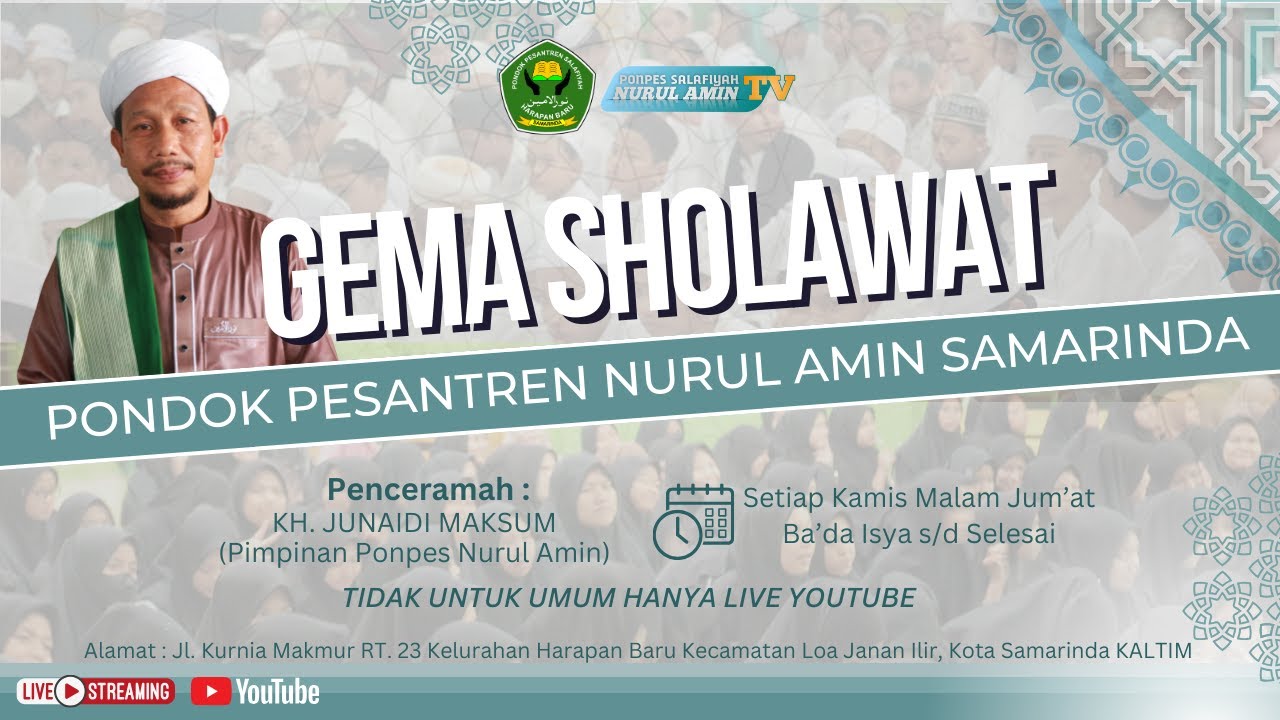 11.09.2025 | *LIVE*ACARA GEMA SHALAWAT PONPES SALAFIAH NURUL AMIN