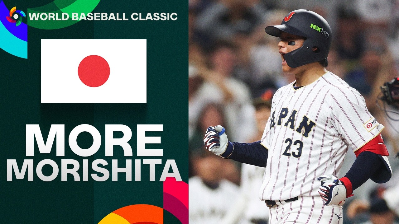Shota Morishita's 3-run HR gives Team Japan the LEAD! (Field view