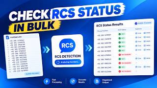 Full How RCS Status Detection Works for Bulk Number Lists Guide