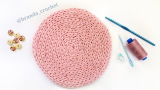 كروشيه الدائرة بطريقة جديدة وشرح التزايد الدائري - Crochet circle pattern (perfect circle)