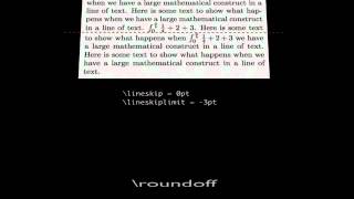 Mimicking traditional typesetting with TeX