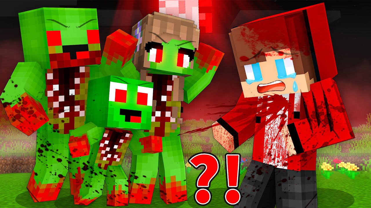 Why SCARY Mikey Family Wants to MURDER JJ in Minecraft ? - Maizen