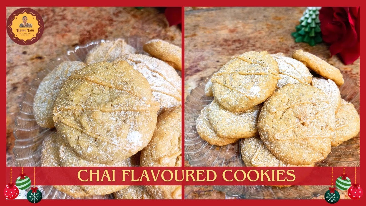 Day 1: Chai Flavoured Cookies - A Masala Chai Twist | Chai Spice Cookie Recipe | 12 Days of Cookies
