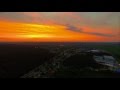 Гостомель в заході Сонця 4K video