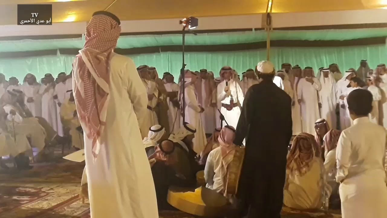 شعار فرشاط في حفل تنصيب الشيخ فهد بن عبدالعزيز بن ضبعان الأحمري