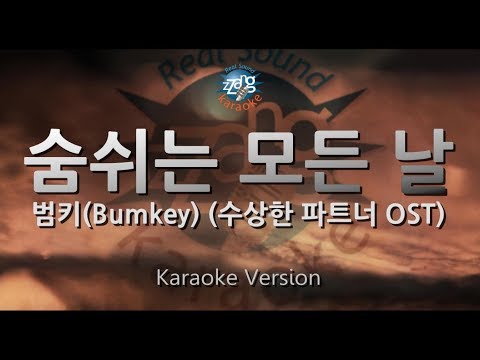 Bumkey (범키) - Breathing All Day (숨쉬는 모든 날) (수상한 파트너 OST) (Melody) (Karaoke Version)