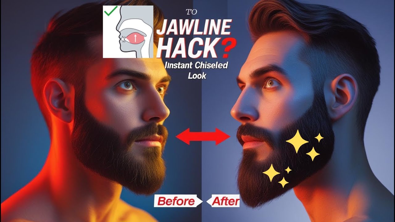 Looksmaxing Beard Hack 🔥 How to Fake a Sharp Jawline Instantly! (No ...