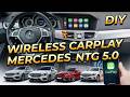 How to Install Wireless CarPlay on Mercedes NTG5 C Class W205  E Class W212 GLC GLE