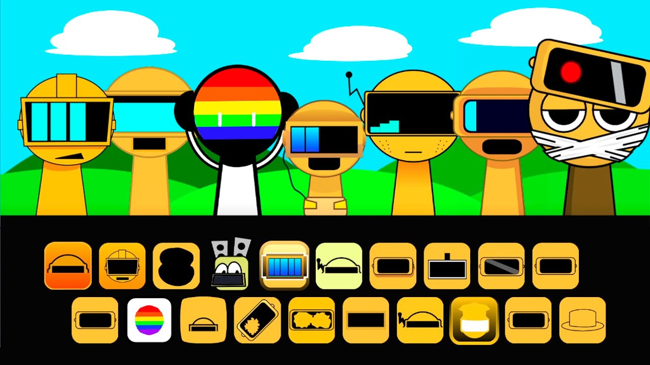 Incredibox Sprunki - Every Garnold Singing Together (Retake, Sprunout, Sprunksters But, Pyramixed)