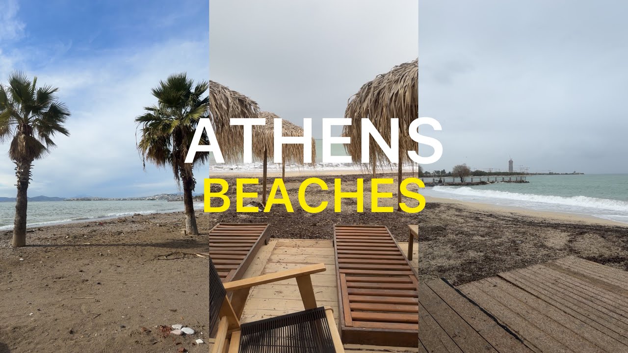 Visiting beaches in Athens, Greece!