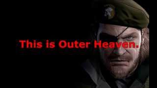 Big Boss Speach - Outer Heaven (MGS PW Ending) (Justice Prime)